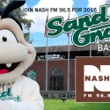 NASH FM 96.5 welcomes the 2015 Sand Gnat Baseball Season!